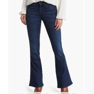 Lucky Brand Stevie High Waist Flare Leg Jeans, Nightfall, 6/28 R, Stretch NWOT